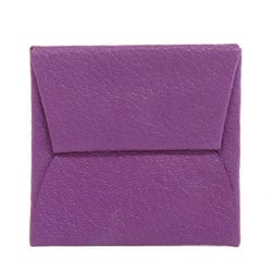 Hermes Bastia Wallet/Coin Case Chevre Women's HERMES