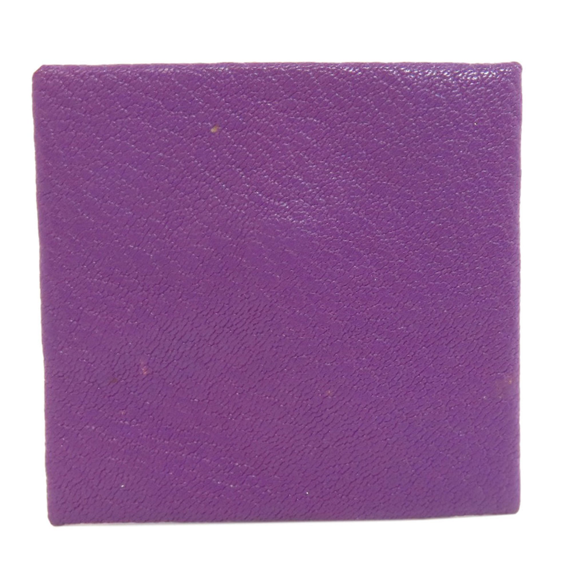 Hermes Bastia Wallet/Coin Case Chevre Women's HERMES