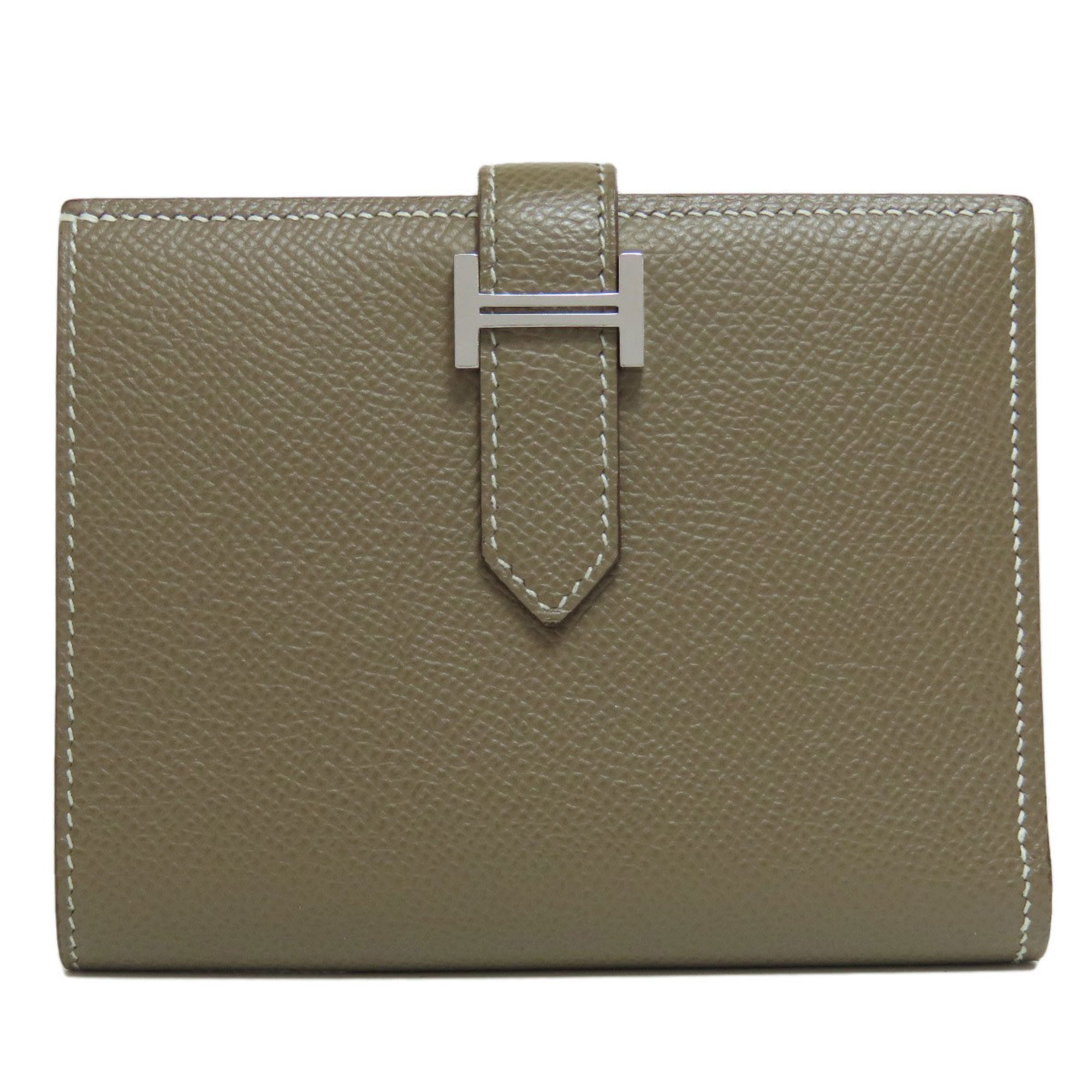 Hermes Bearn Compact Bi-fold Wallet Epson Women's HERMES