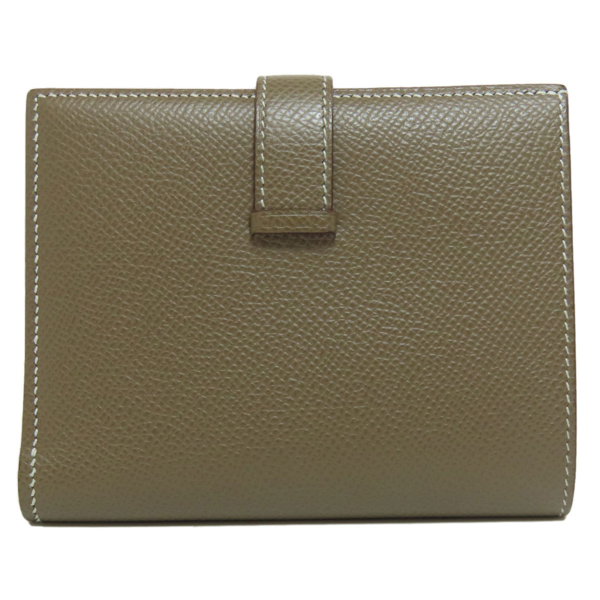 Hermes Bearn Compact Bi-fold Wallet Epson Women's HERMES