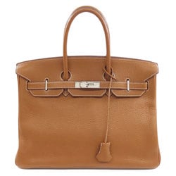 Hermes Birkin 35 Gold Handbag Ardennes Women's HERMES