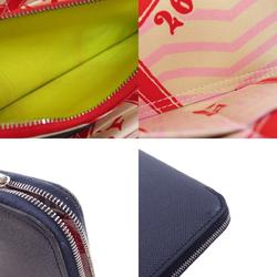 Hermes Azap Silk In Long Blue Indigo Wallet Epson Women's HERMES