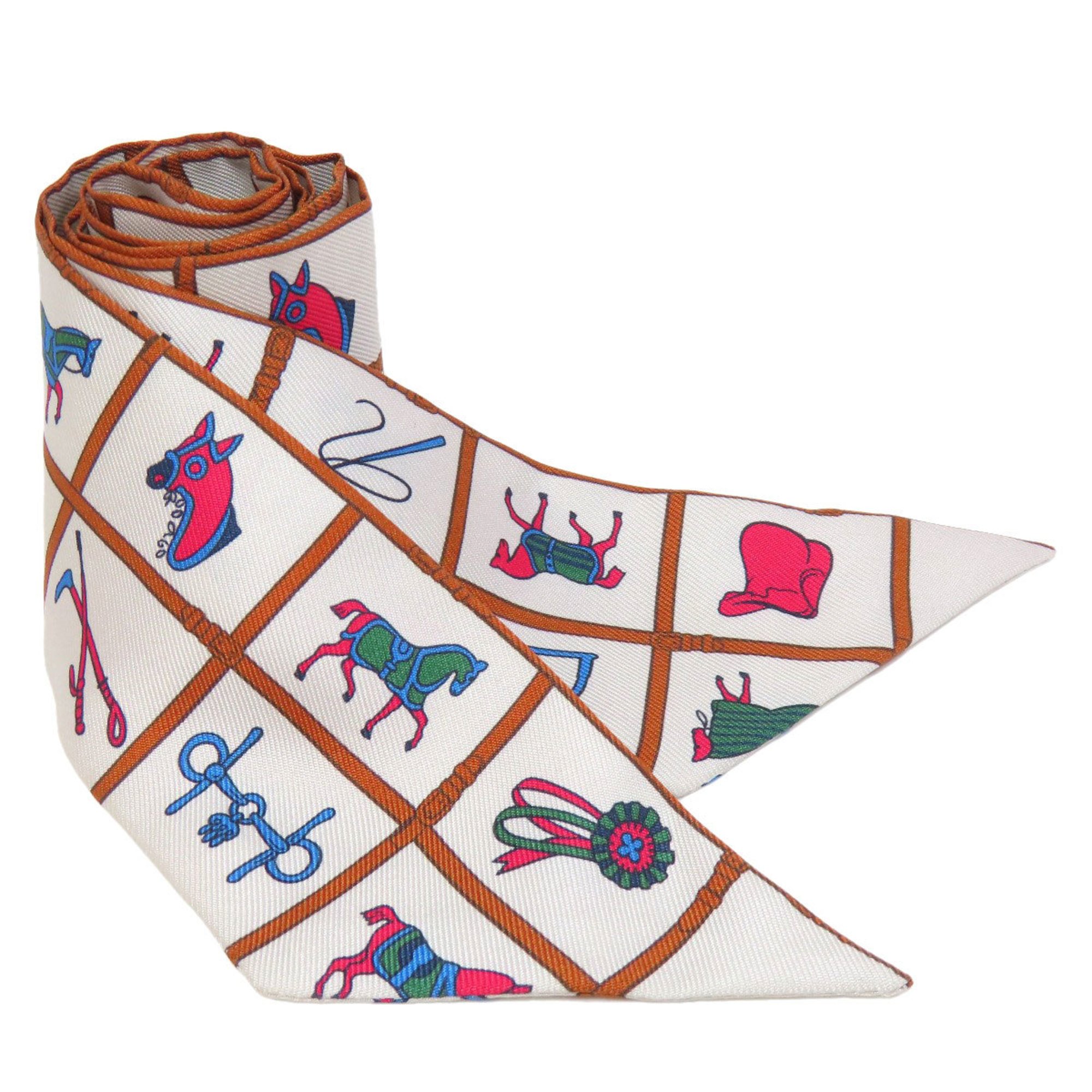 Hermes Twilly Scarf Silk Women's HERMES