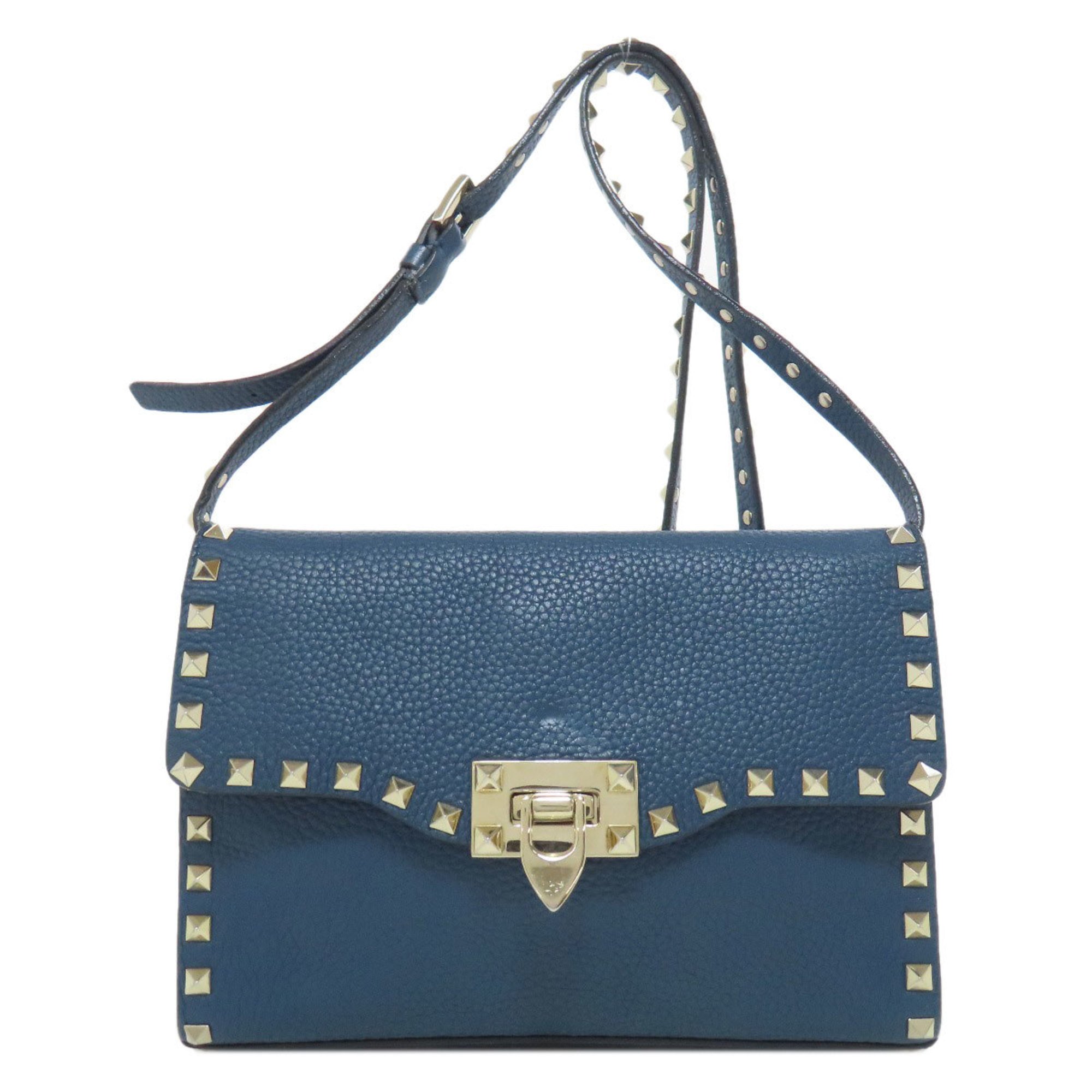 Valentino Studded Shoulder Bag Leather Women's VALENTINO