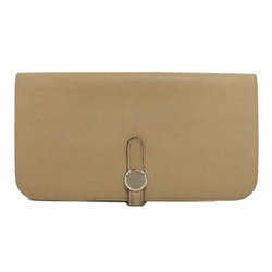 Hermes Dogon Long Wallet Taurillon Women's HERMES