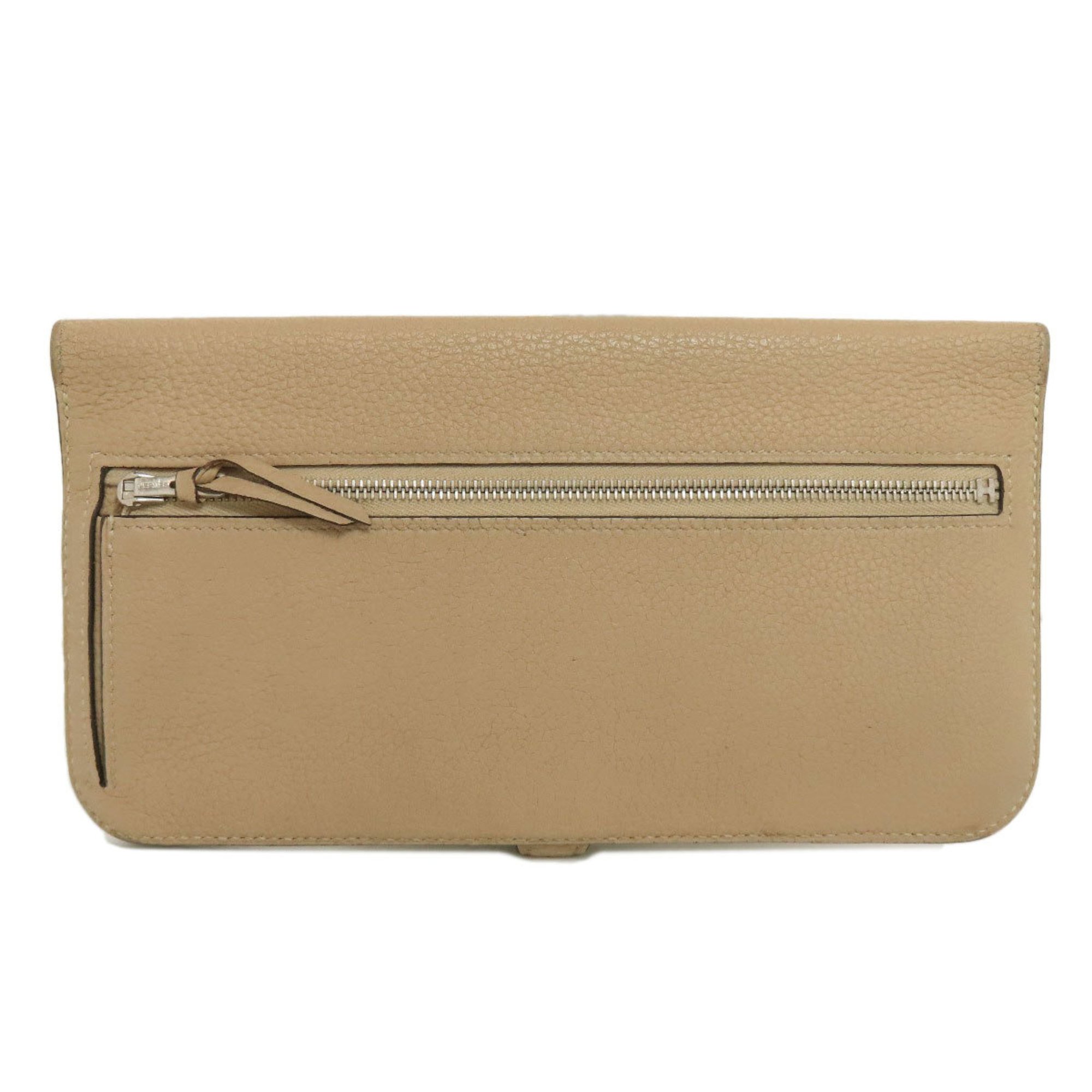 Hermes Dogon Long Wallet Taurillon Women's HERMES