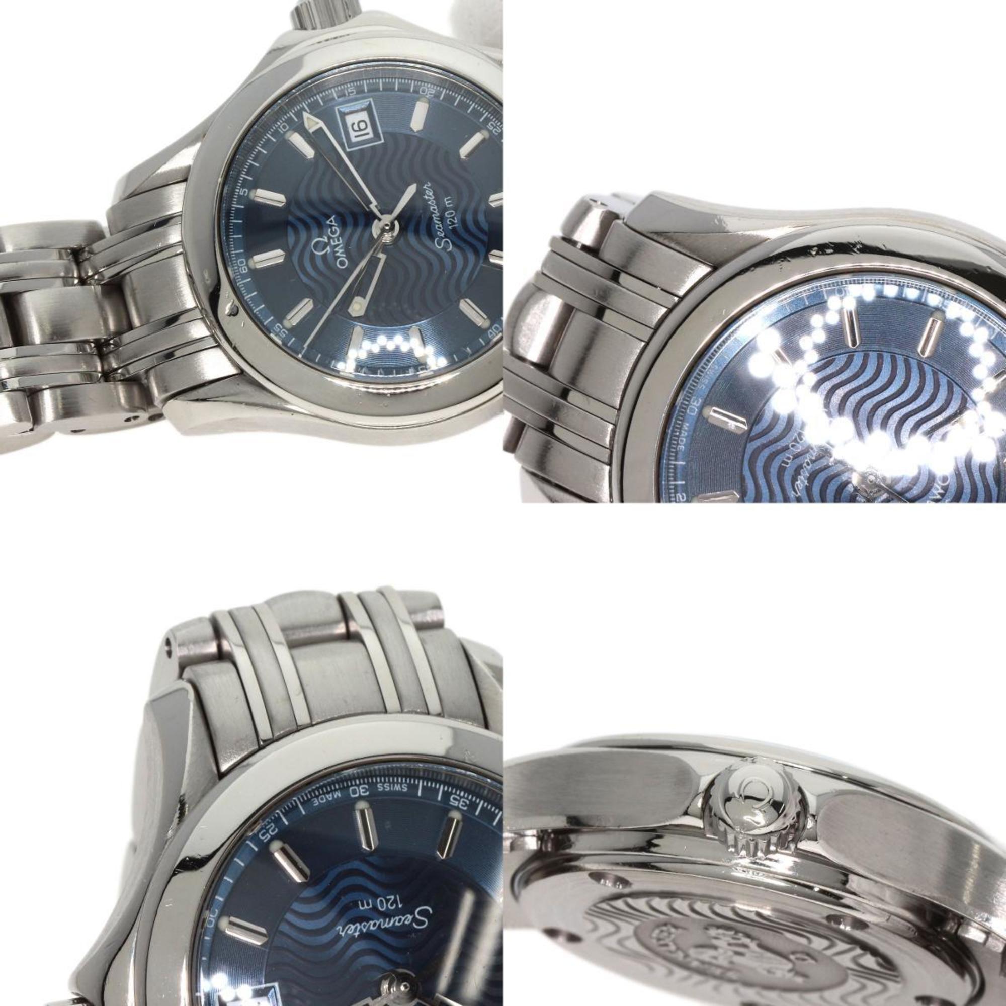 OMEGA 2581.81.00 Seamaster 120 Watch Stainless Steel SS Ladies