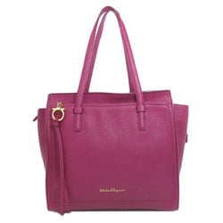 Salvatore Ferragamo Gancini hardware tote bag leather women's