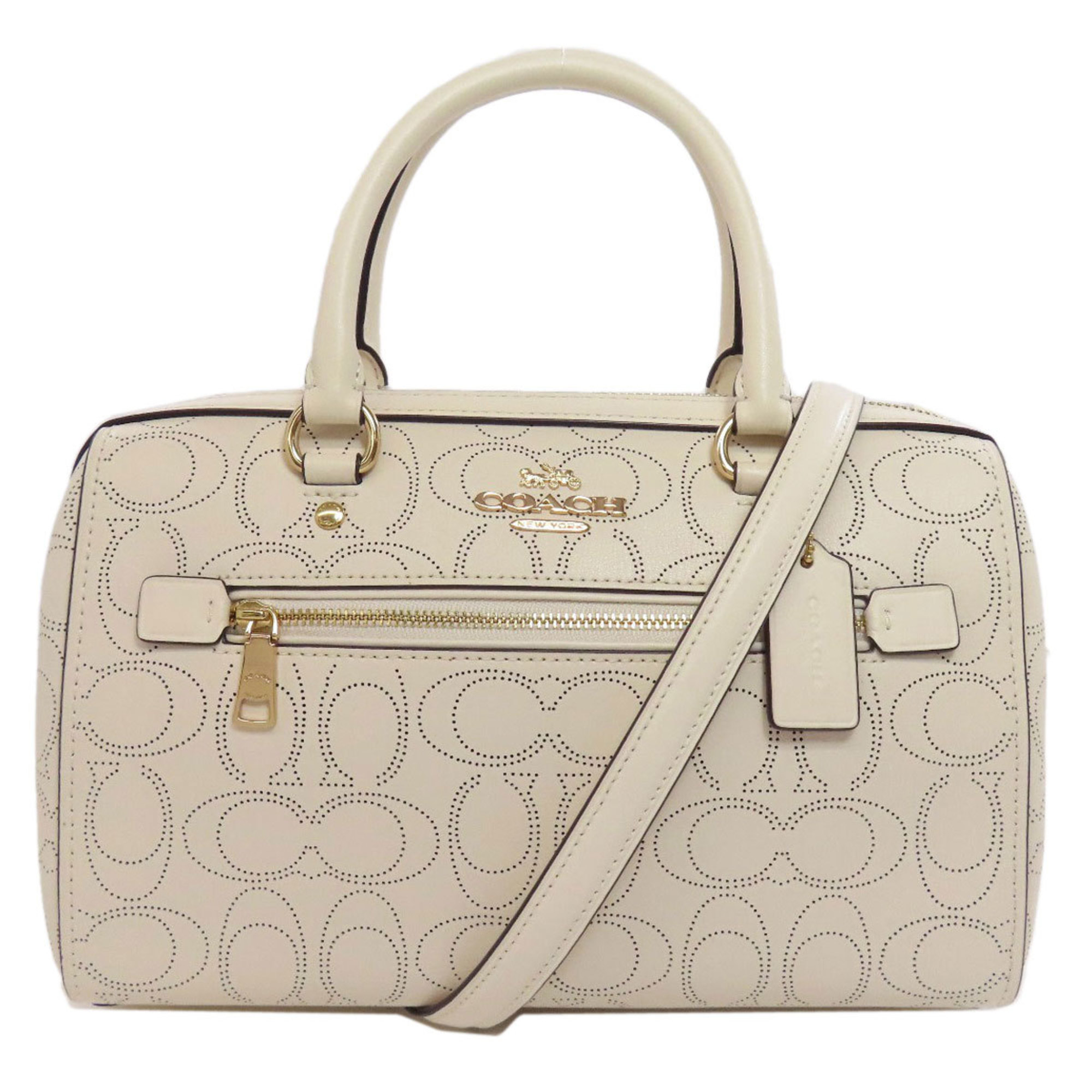 COACH 1006 SIGNATURE HANDBAG LEATHER WOMEN'S