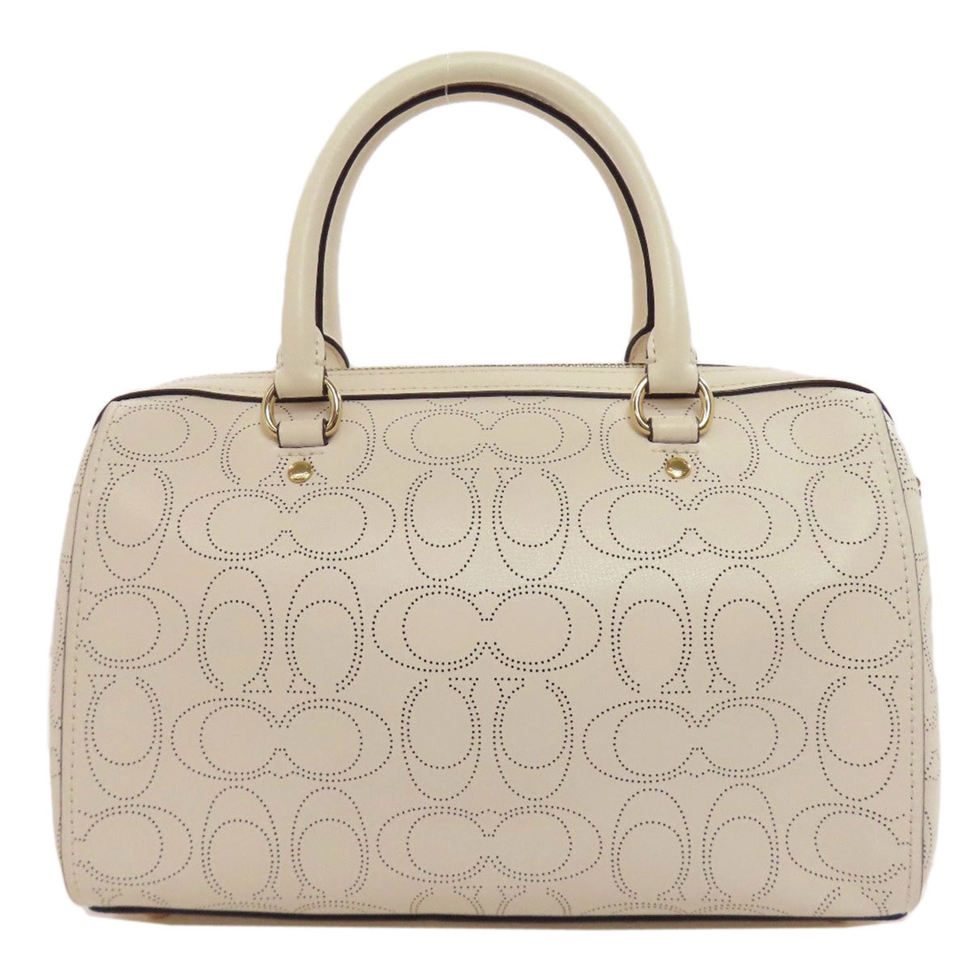 COACH 1006 SIGNATURE HANDBAG LEATHER WOMEN'S