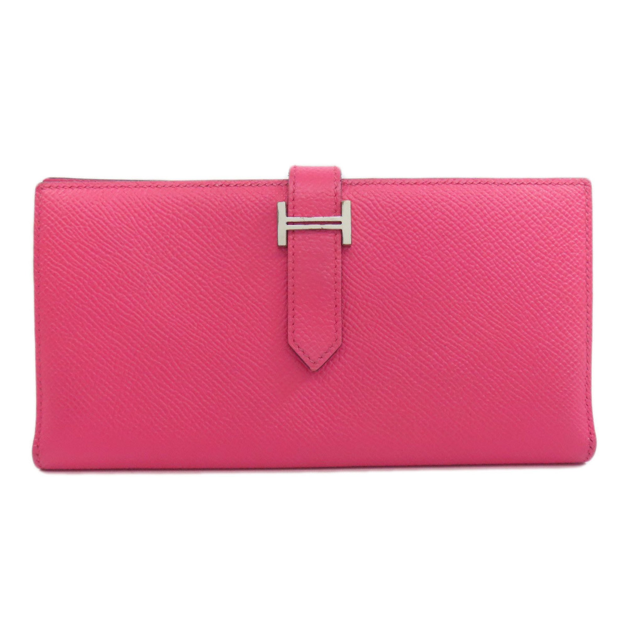 Hermes Bearn Soufflet Long Wallet Epson Women's HERMES