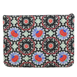 Chanel Matelasse Flower Pattern Pouch Clutch Bag Quilted Women's CHANEL