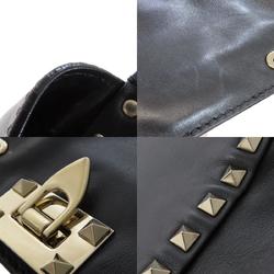 Valentino Studded Handbag Leather Women's VALENTINO