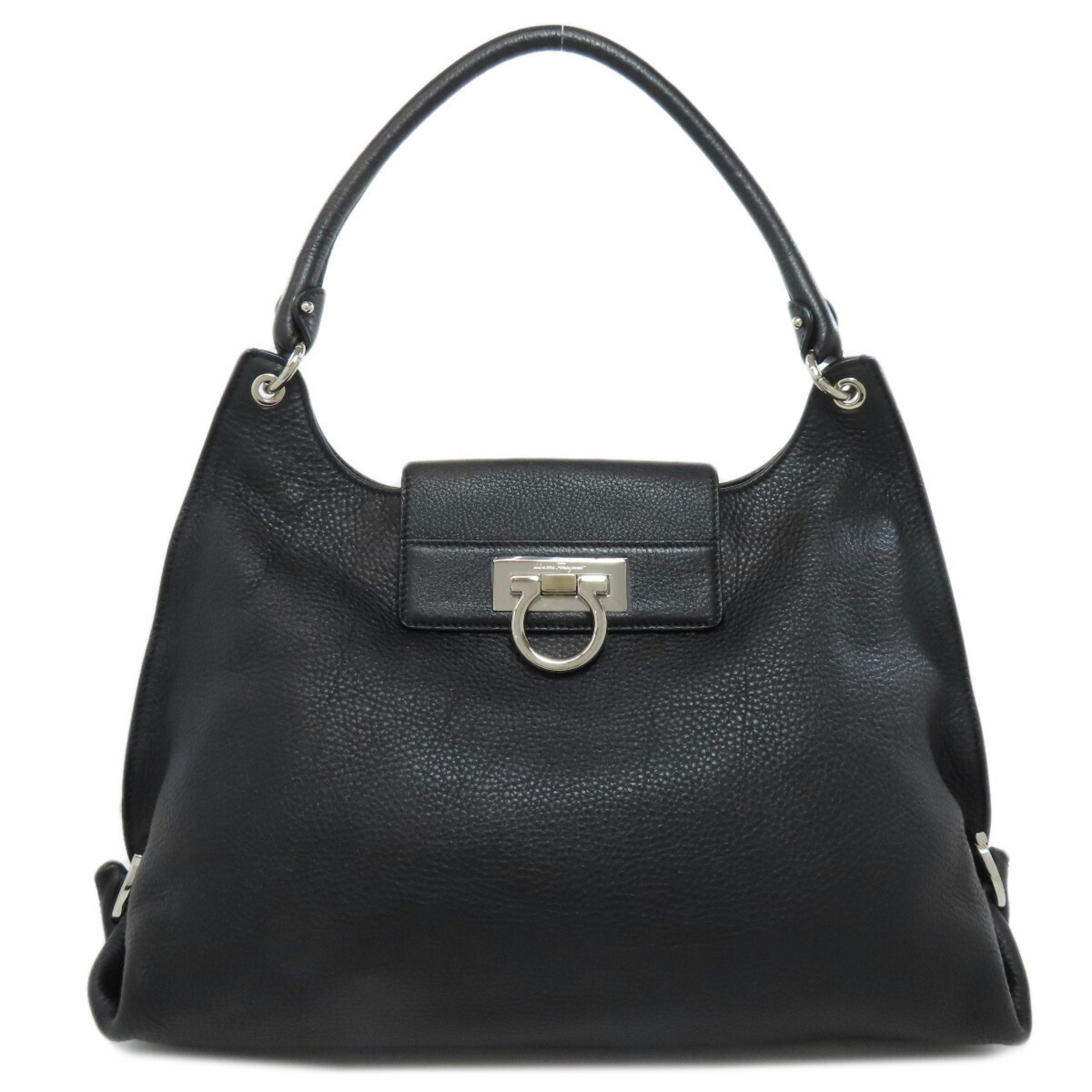 Salvatore Ferragamo Gancini hardware tote bag leather women's