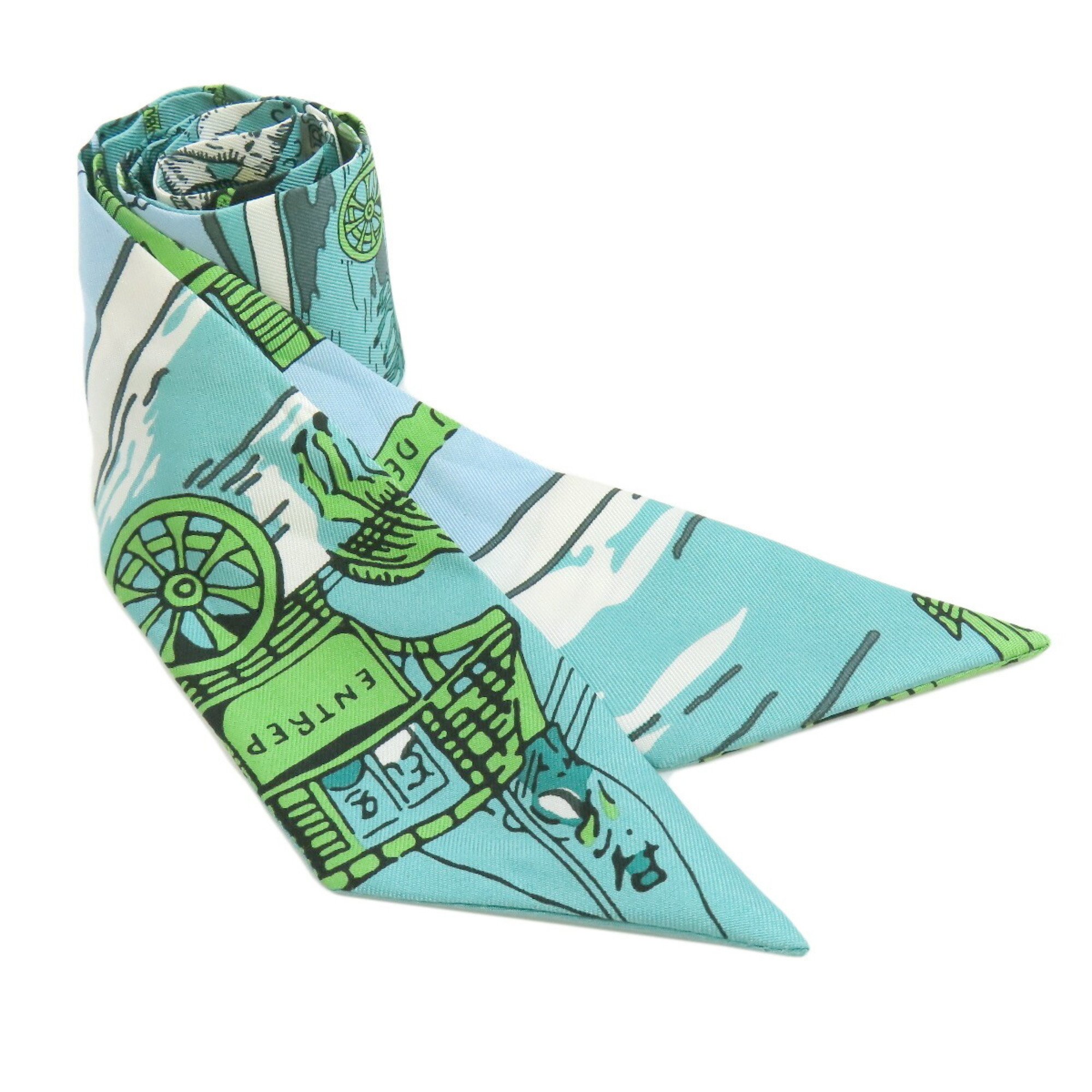 Hermes Twilly Scarf Silk Women's HERMES