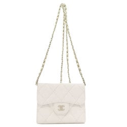 Chanel Chain Wallet Bi-fold Caviar Skin Women's CHANEL