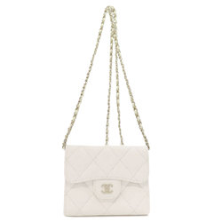 Chanel Chain Wallet Bi-fold Caviar Skin Women's CHANEL