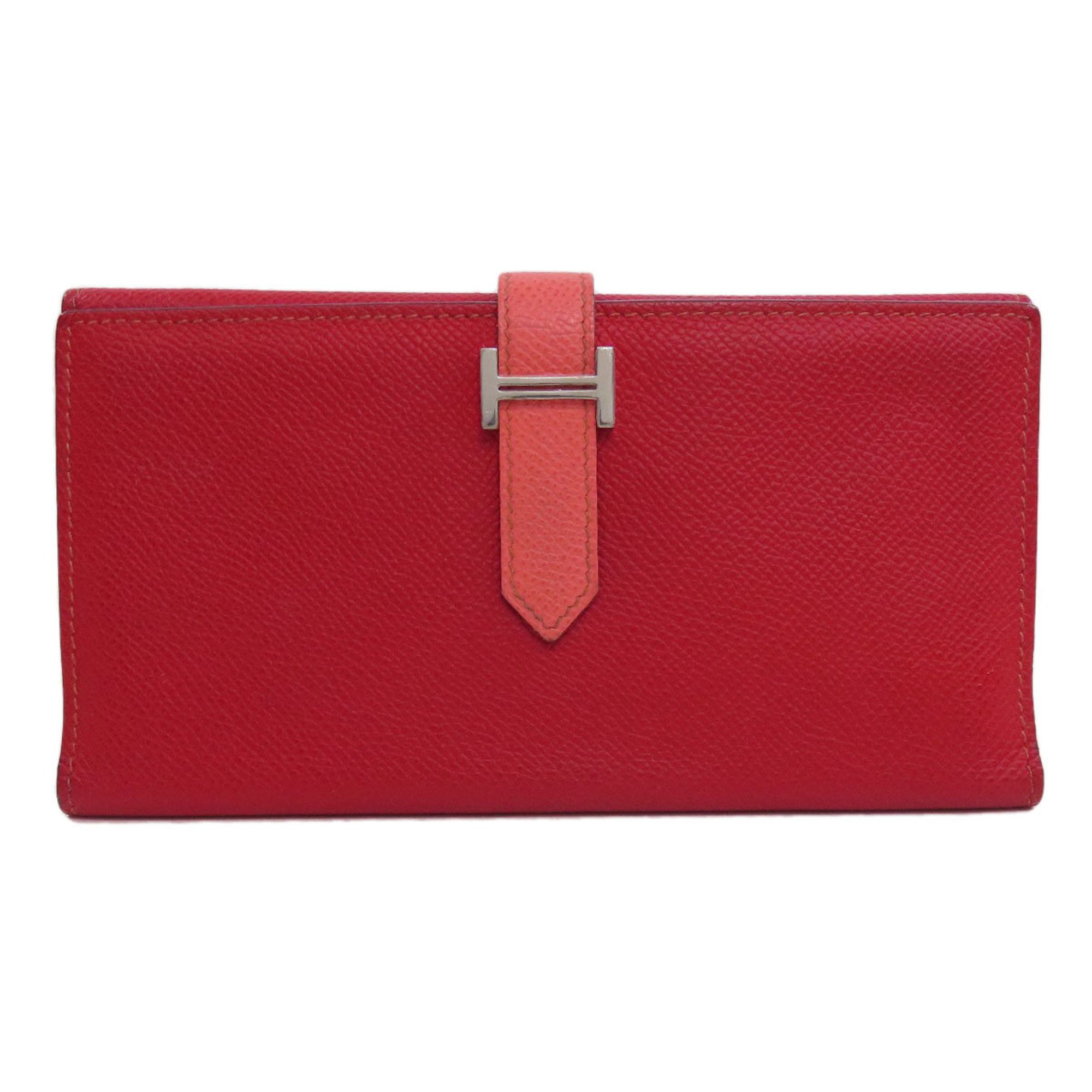 Hermes Bearn 2PLIS Long Wallet Epson Women's HERMES