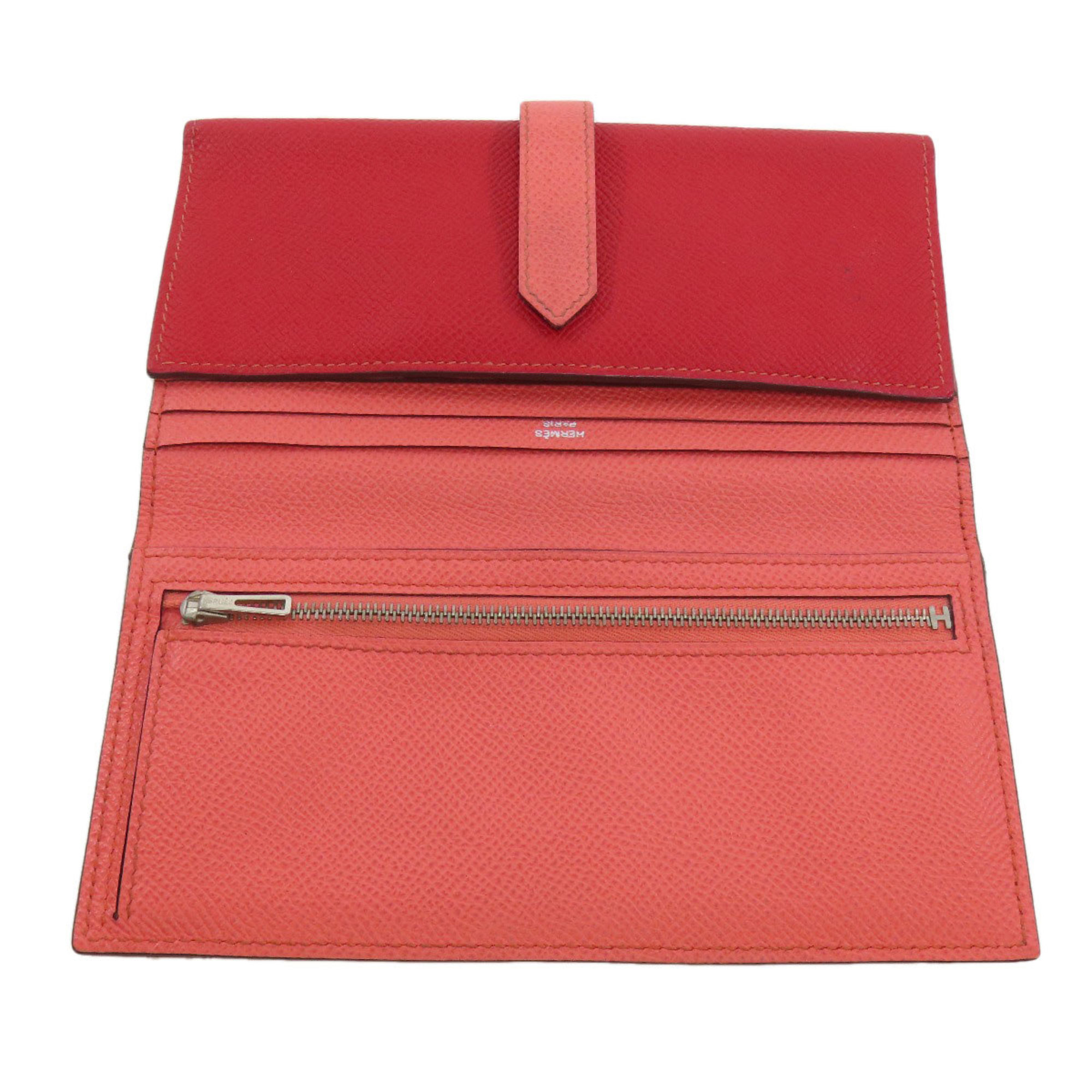 Hermes Bearn 2PLIS Long Wallet Epson Women's HERMES