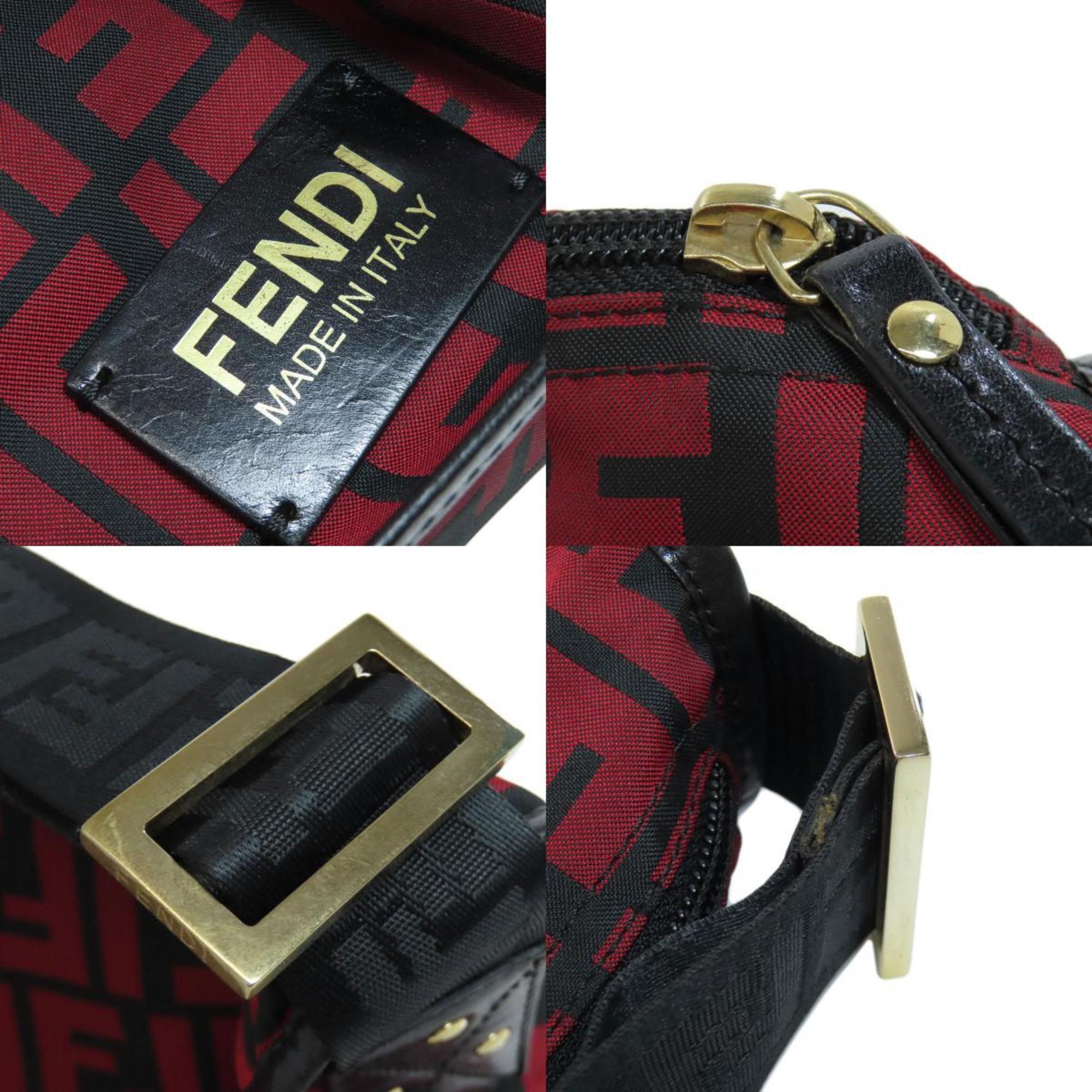 FENDI Zucca pattern shoulder bag in nylon material for women