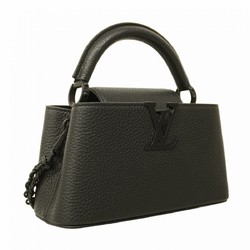 Louis Vuitton Handbag Capucines EW MINI M23955 All Black Ladies