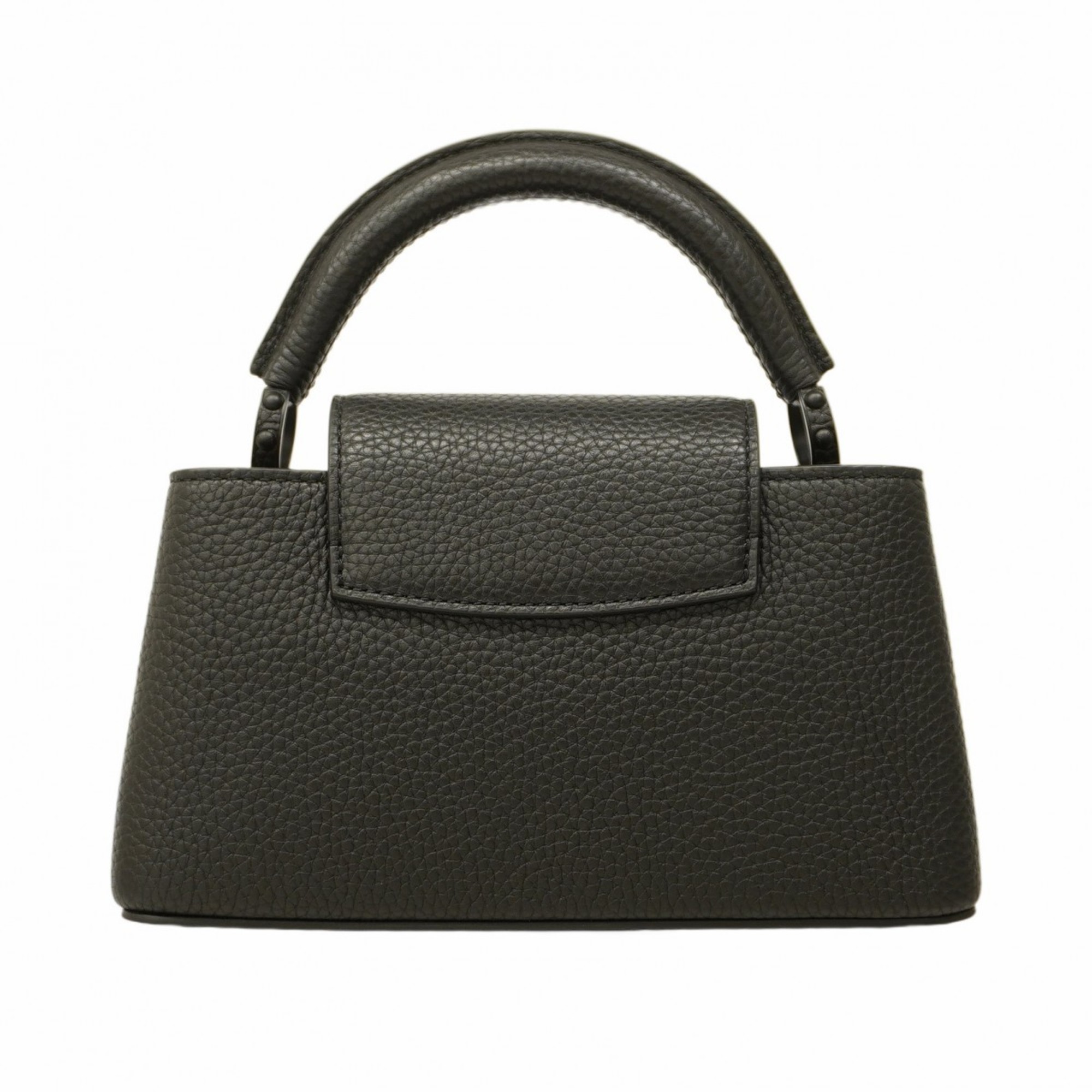 Louis Vuitton Handbag Capucines EW MINI M23955 All Black Ladies