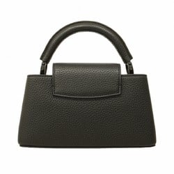 Louis Vuitton Handbag Capucines EW MINI M23955 All Black Ladies