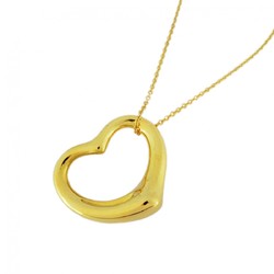 Tiffany Necklace Heart K18YG Yellow Gold Ladies