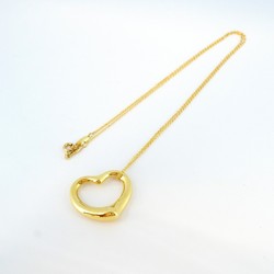 Tiffany Necklace Heart K18YG Yellow Gold Ladies