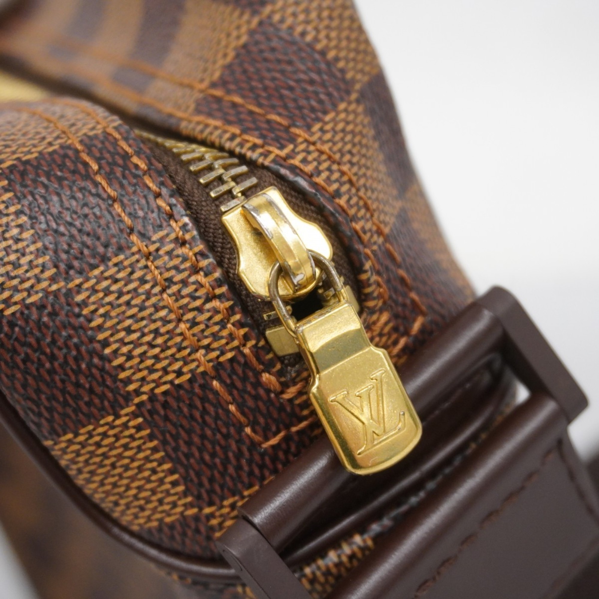 Louis Vuitton Shoulder Bag Damier Olaf PM N41442 Ebene Ladies