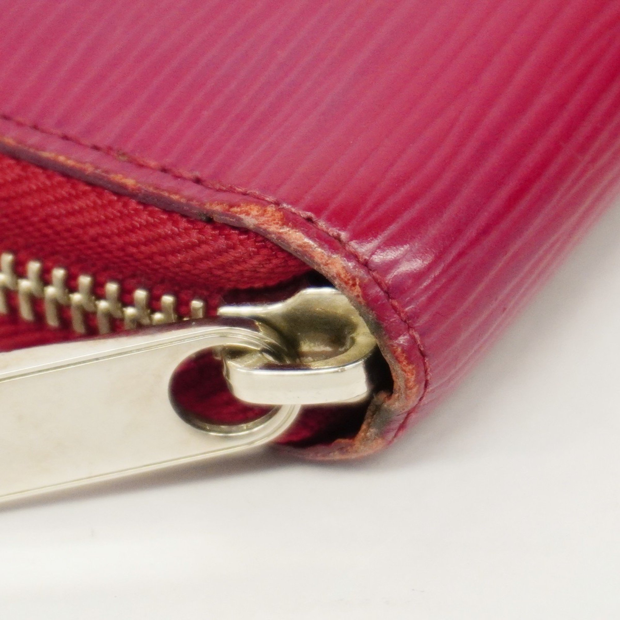 Louis Vuitton Long Wallet Epi Zippy M60305 Fuchsia Ladies