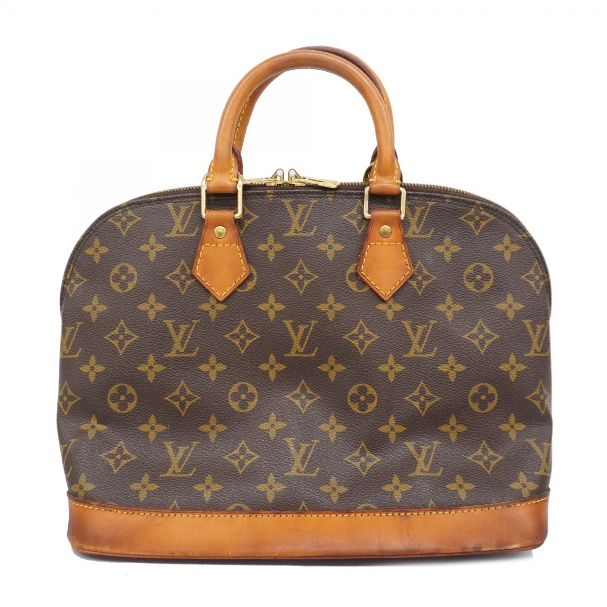 Louis Vuitton handbag Monogram Alma M51130 brown ladies