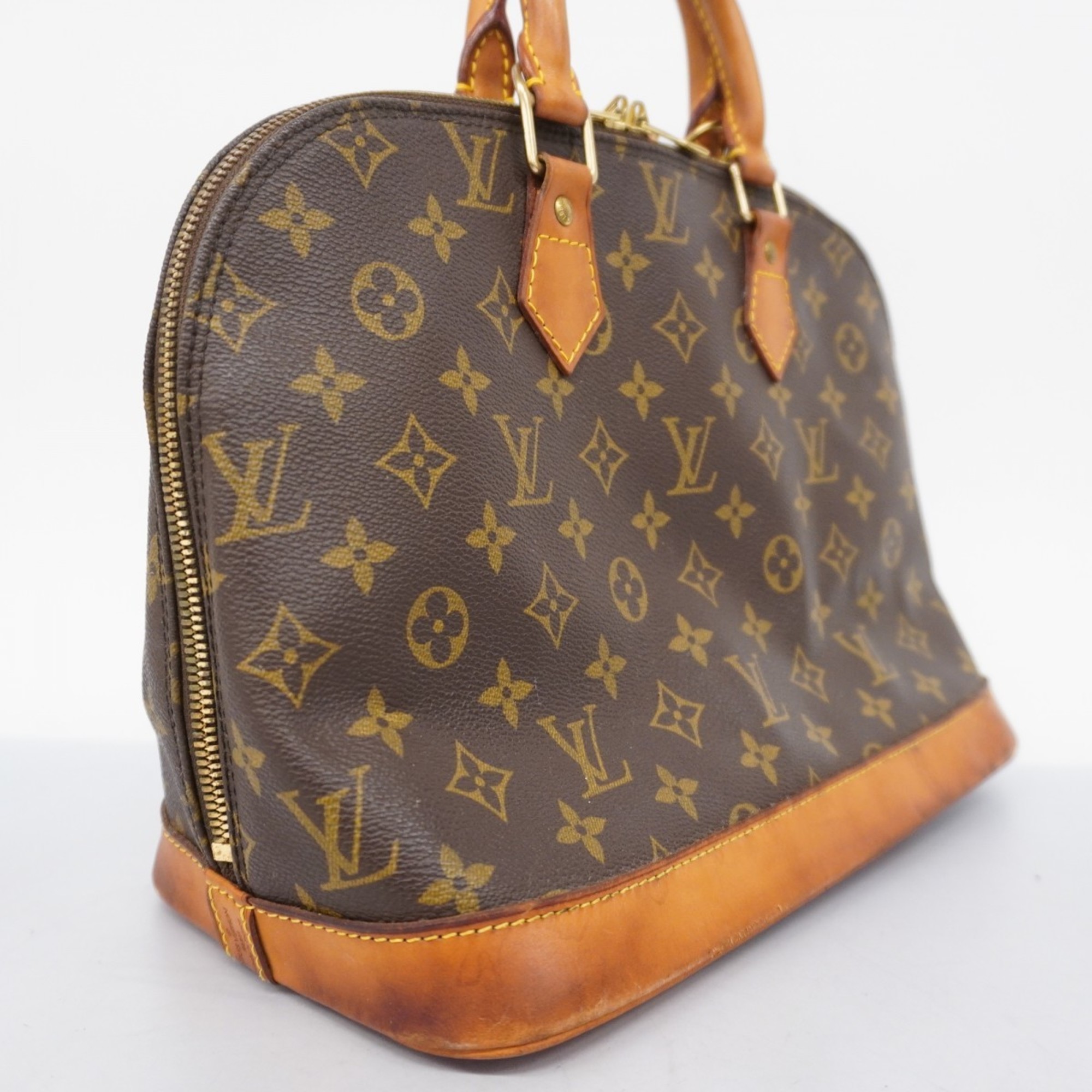 Louis Vuitton handbag Monogram Alma M51130 brown ladies