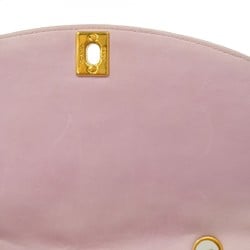 Chanel Shoulder Bag Diana Lambskin Pink Women's