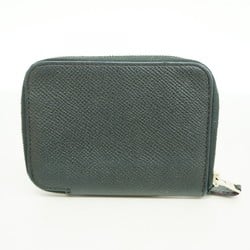 Hermes Wallet/Coin Case Azap Epsom Black A Stamp Men's Women's