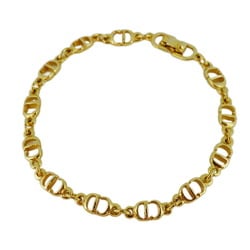 Christian Dior Bracelet CD GP Plated Gold Ladies