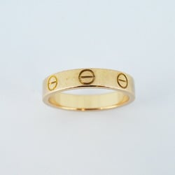 Cartier Ring Love K18PG Pink Gold #49 Ladies