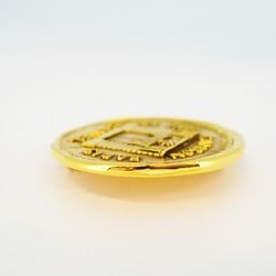 Chanel Brooch Circle GP Plated Gold Ladies