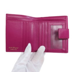 Salvatore Ferragamo Vara Ribbon Bi-fold Wallet Leather Women's