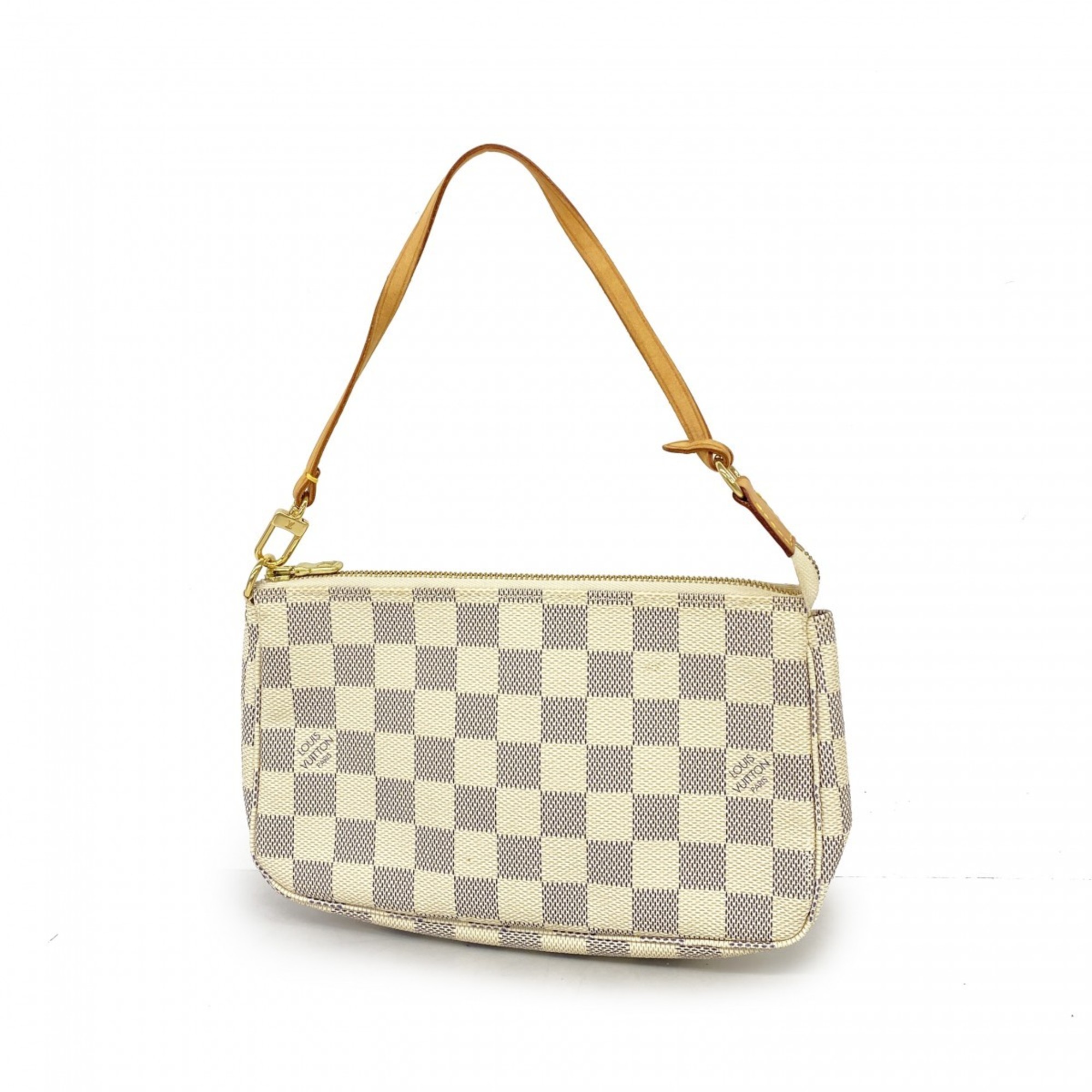 Louis Vuitton Pouch Damier Azur Pochette Accessoires N41207 White Ladies