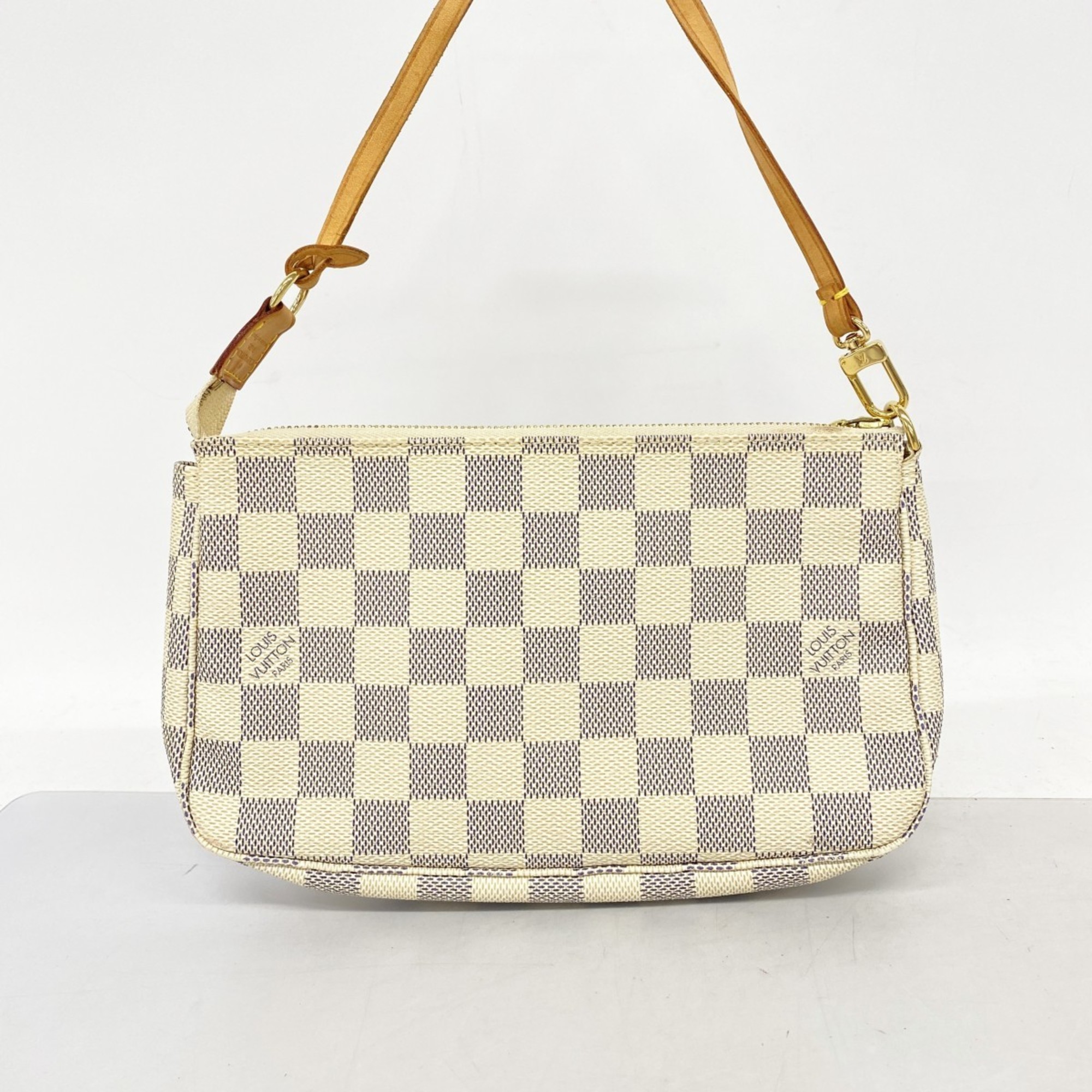 Louis Vuitton Pouch Damier Azur Pochette Accessoires N41207 White Ladies