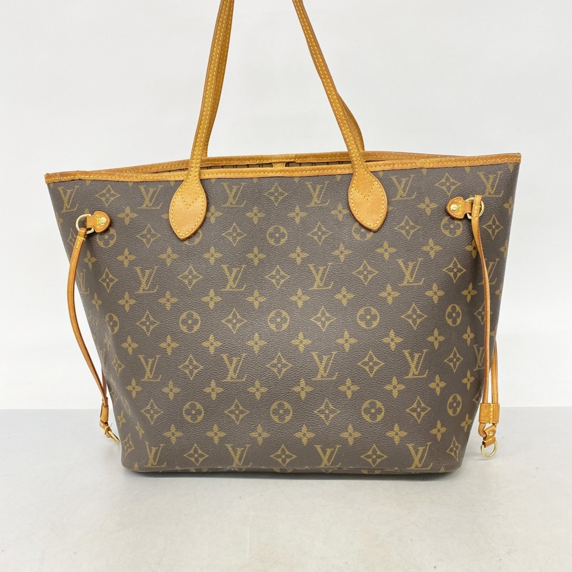 Louis Vuitton Tote Bag Monogram Neverfull MM M40156 Brown Women's