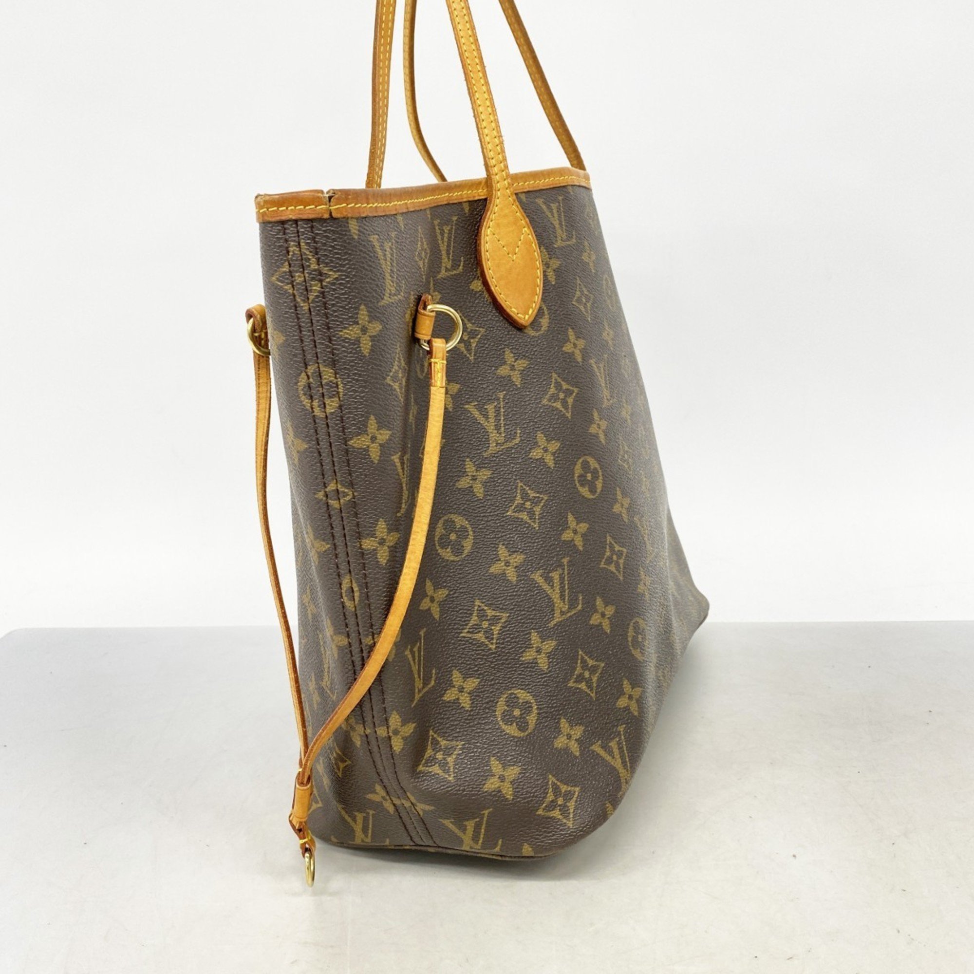 Louis Vuitton Tote Bag Monogram Neverfull MM M40156 Brown Women's