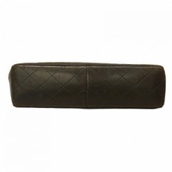 Chanel Shoulder Bag Matelasse Lambskin Black Women's