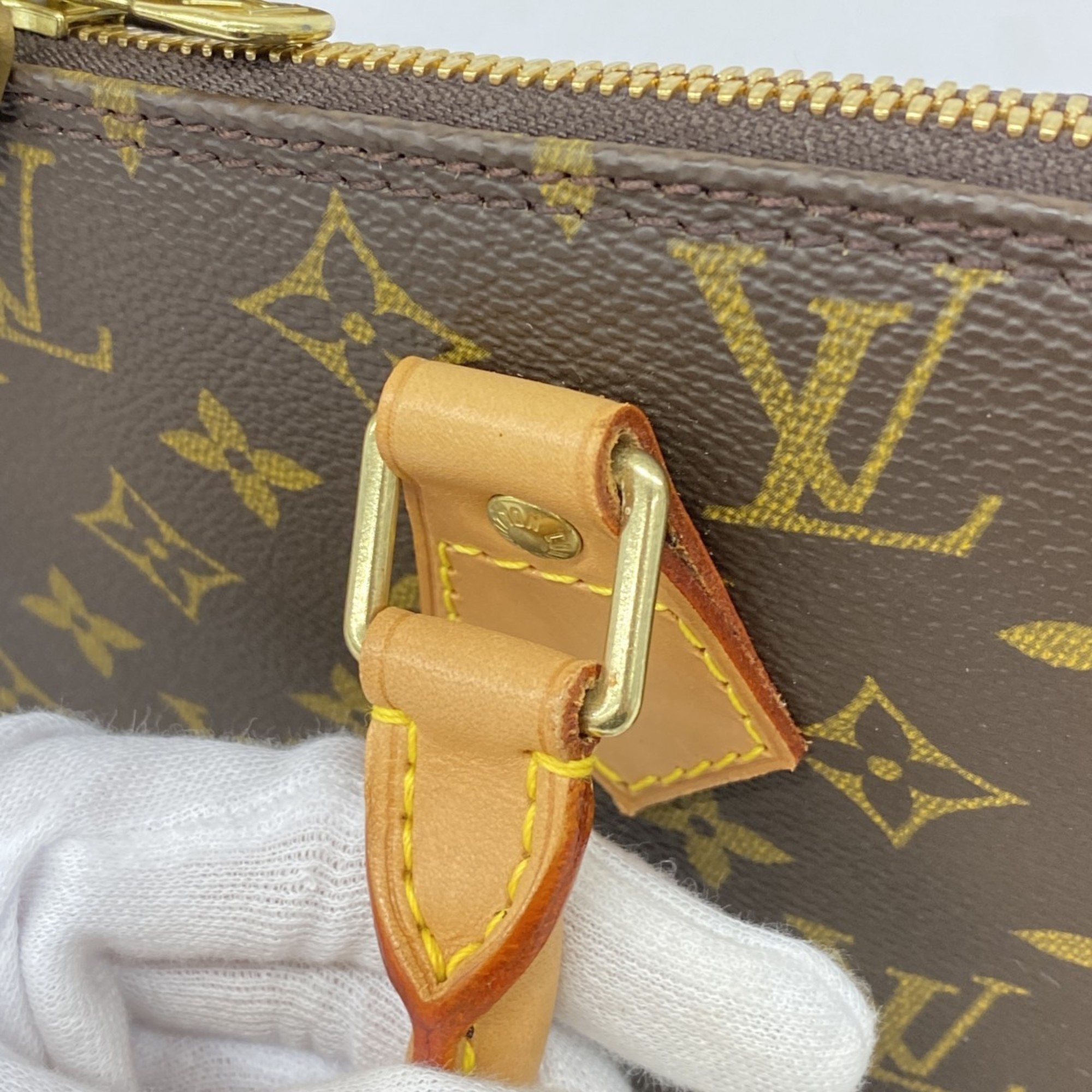 Louis Vuitton handbag Monogram Alma M51130 brown ladies