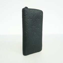 Louis Vuitton Long Wallet Monogram Shadow Zippy Vertical M62902 Noir Men's