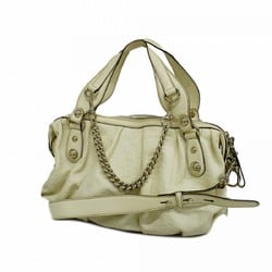 Gucci Handbag Guccissima Iconbit 228594 Leather White Women's