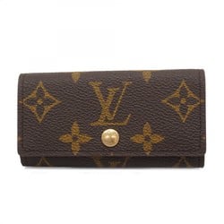 Louis Vuitton Key Case Monogram Multicle 4 M69517 Brown Men's Women's