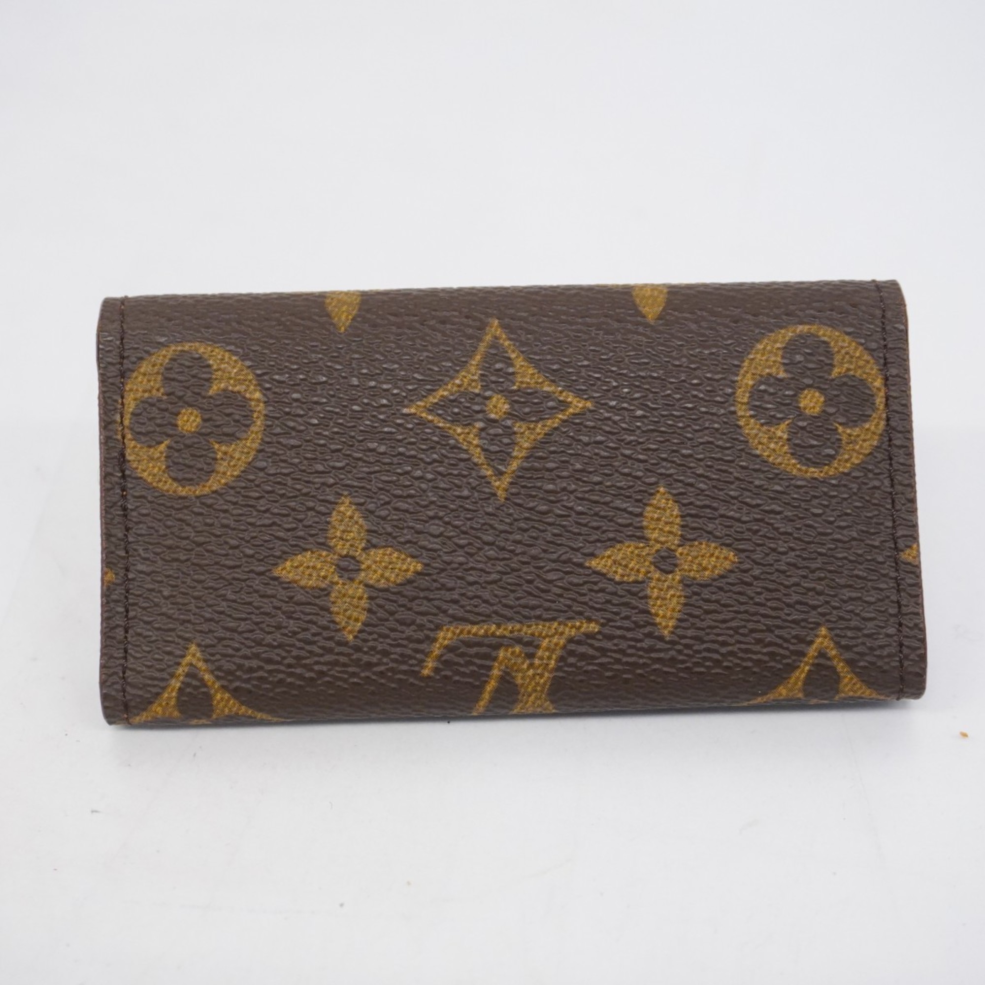 Louis Vuitton Key Case Monogram Multicle 4 M69517 Brown Men's Women's