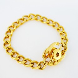 Chanel Bracelet Turn Lock GP Plated Gold Ladies